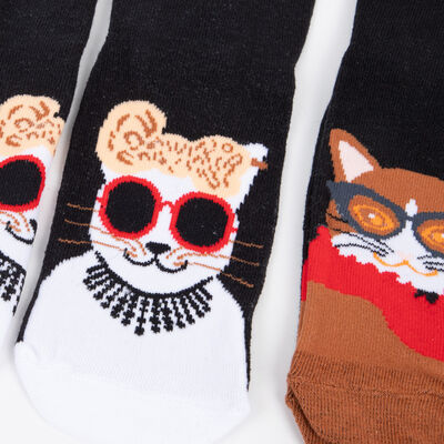 Imagen 2 del producto Pack 3 Calcetines Largo Mujer Icono Surtido