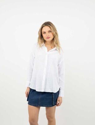 Imagen 1 del producto Blusa Manga larga Mujer Icono Blanco, Celeste, Negro, Rojo