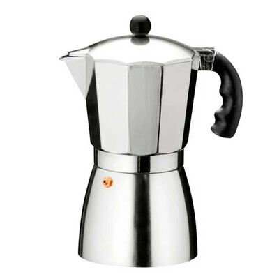 Cafetera Italiana Aluminio Fantuzzi 3 Tazas Luna