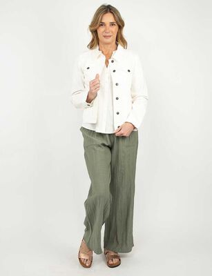 Imagen 2 del producto Chaqueta Denim Mujer Portman Club Blanco