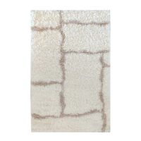 Alfombra Idetex Shaggy Begonia 150 x 200 cm Beige