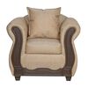 Juego de Living Black Factory Serrana Sofá 3 Cuerpos + Dos Sillones 1 Cuerpo Beige