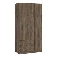 Closet Tuhome Austral 2 Cajones 3 Puertas Bellota-Blanco