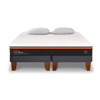 Cama Europea CIC Base Dividida King Bee Comfort + Almohadas