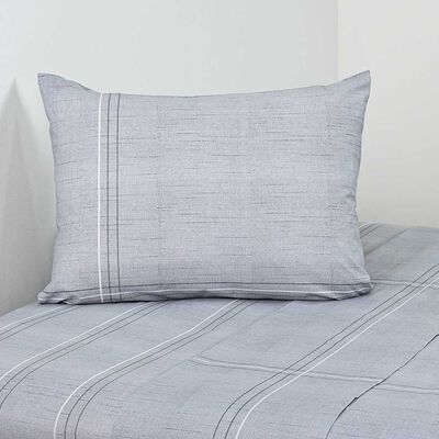 Imagen 1 del producto Juego de Sábanas American Family 1,5 Plazas Cuadra 144 Hilos Gris