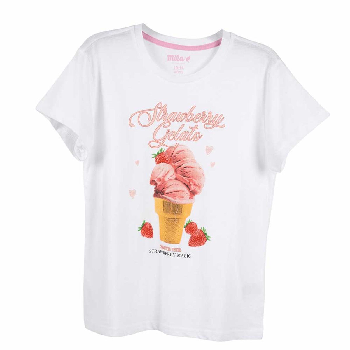 Polera Manga Corta Ni&ntilde;a Mila