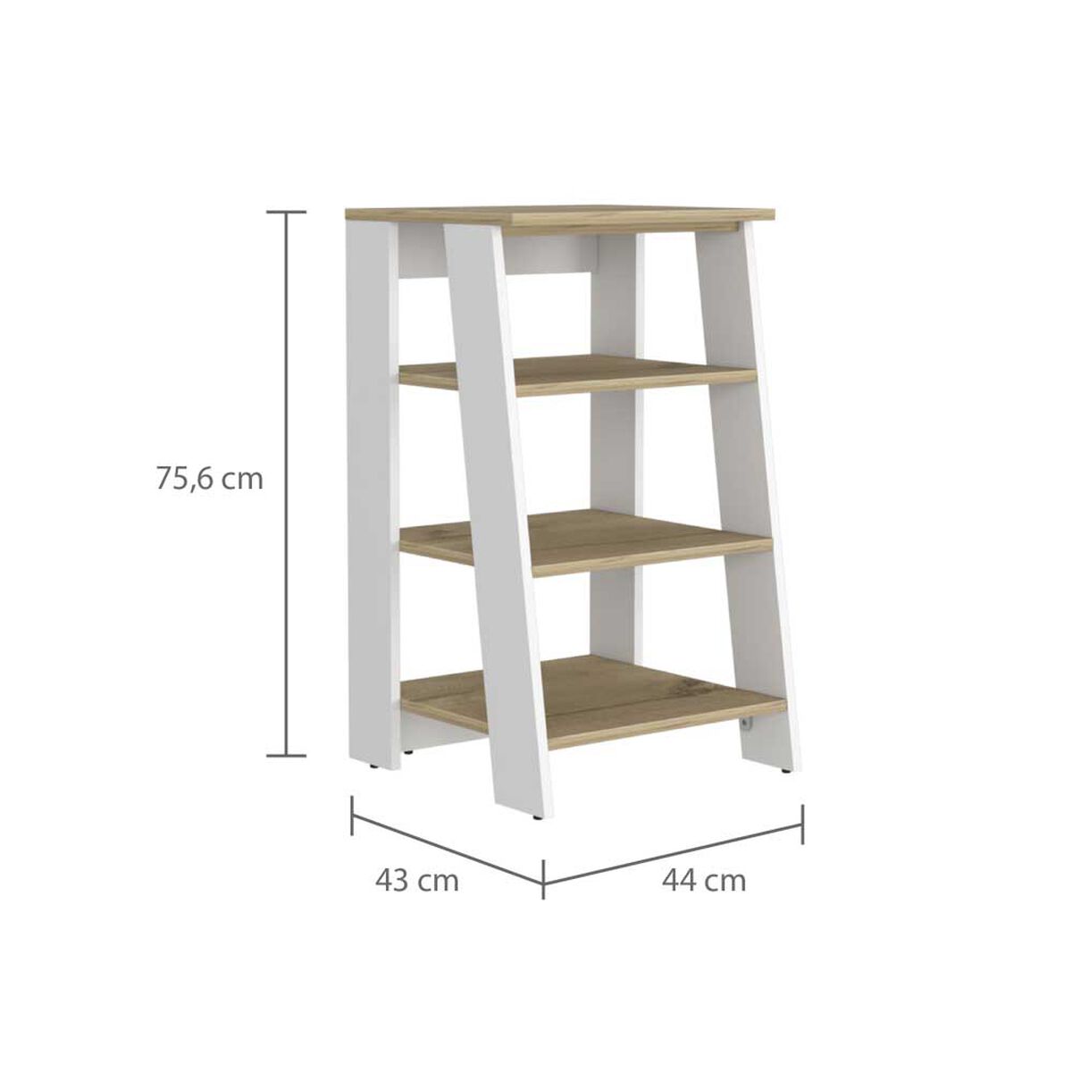 Mueble Optimizador TuHome Bath Bi Color Duna Blanco