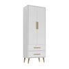 Closet Di Poretti Design Encanto 2 Cajones 2 Puertas Blanco