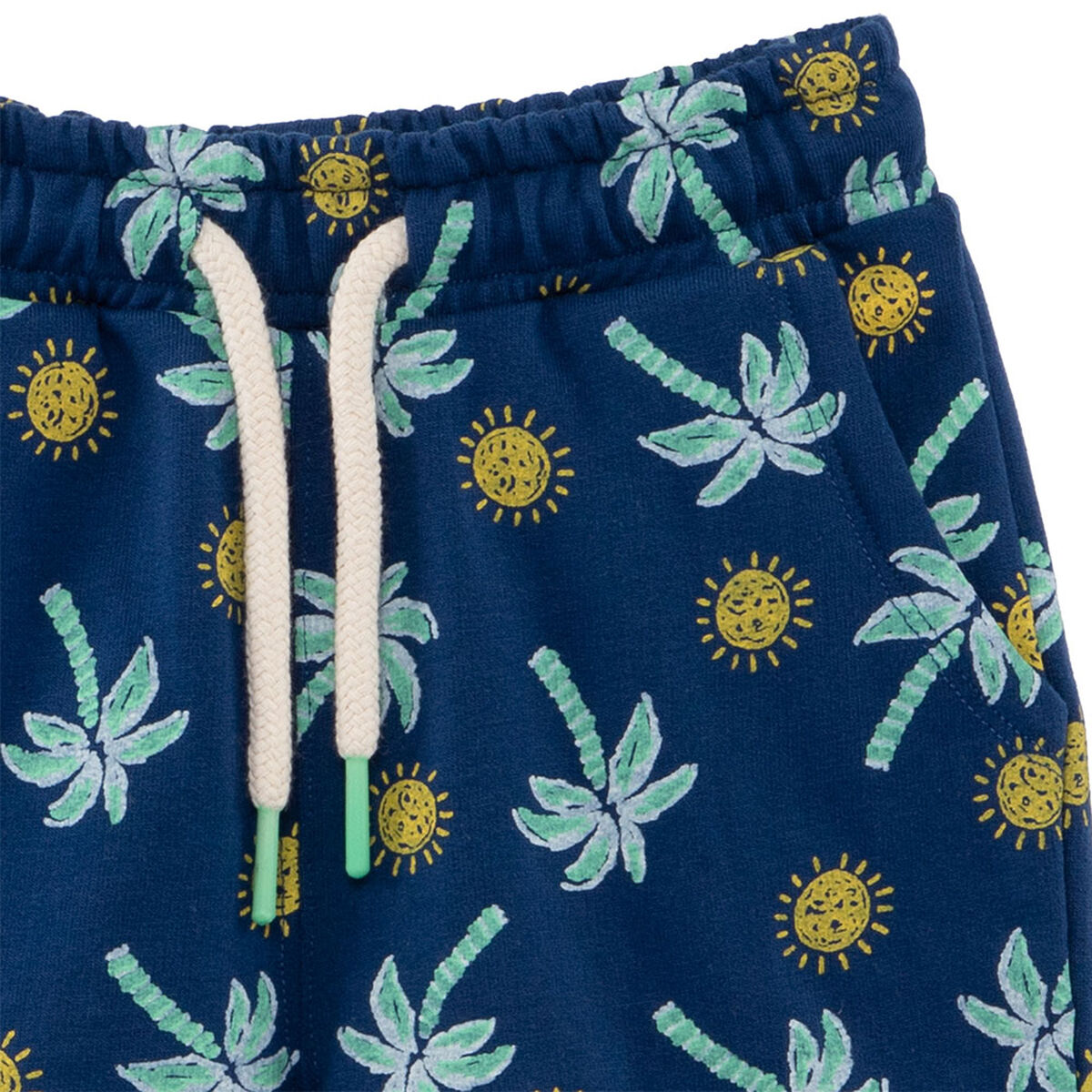 Short Buzo Estampado de Algodón Niño Chess