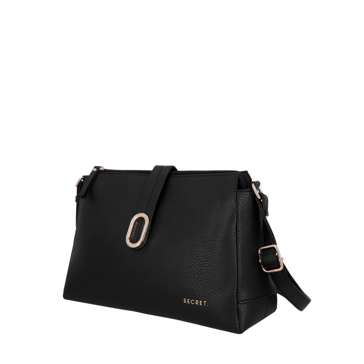 Cartera Bandolera Secret Sofia SC7 Mediana Negra