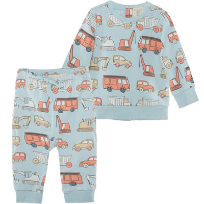 Conjunto Polerón+Pantalón Buzo de Algodón Chess Baby
