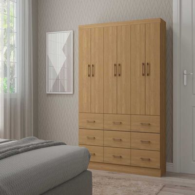 Closet Exit 6 Puertas 9 Cajones Roble