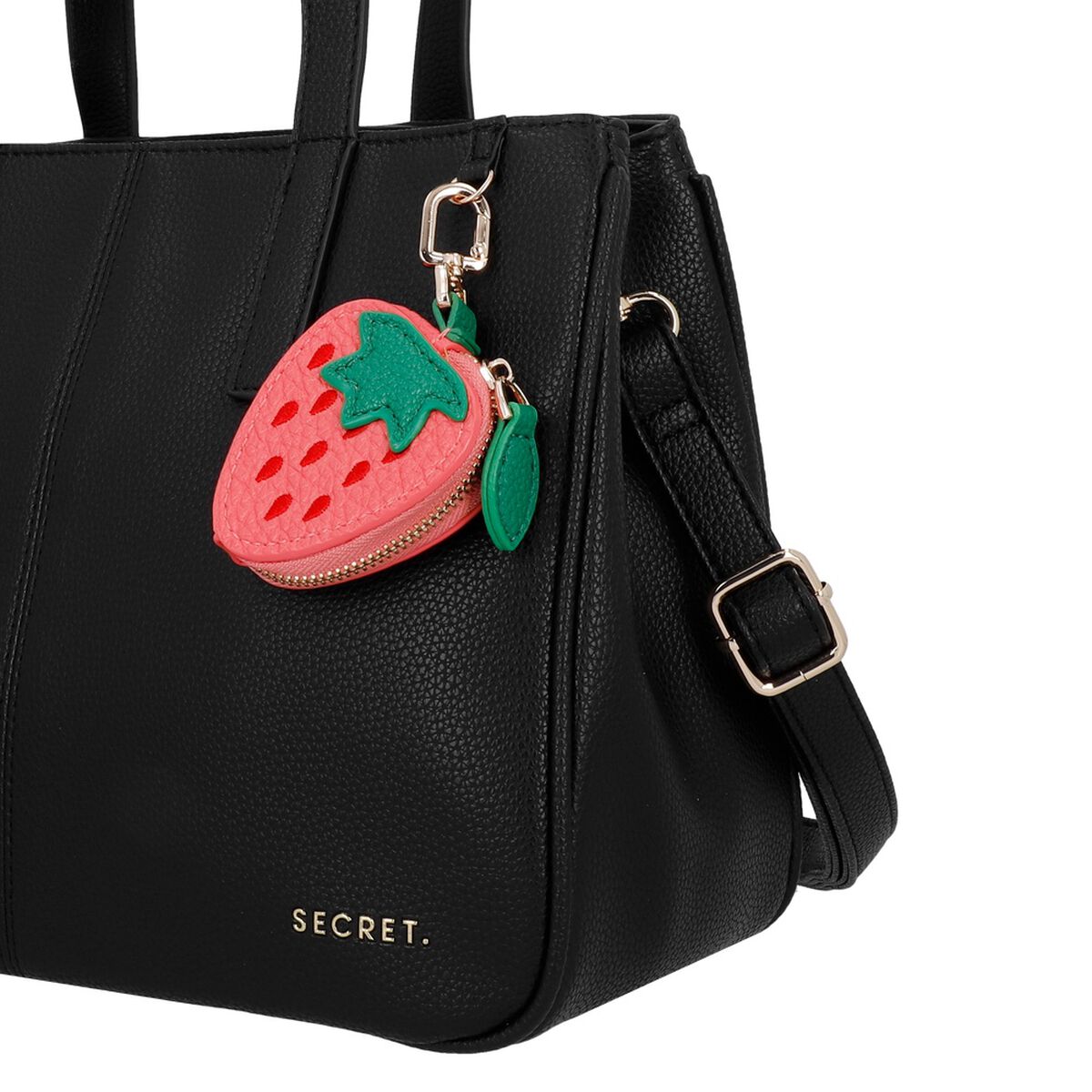 Cartera Tote Secret Aruba SC7 Mediana Negro