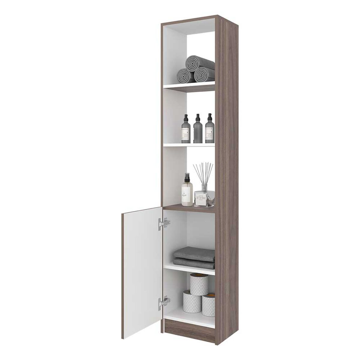 Estante Tuhome Bath 161 Avellana Blanco