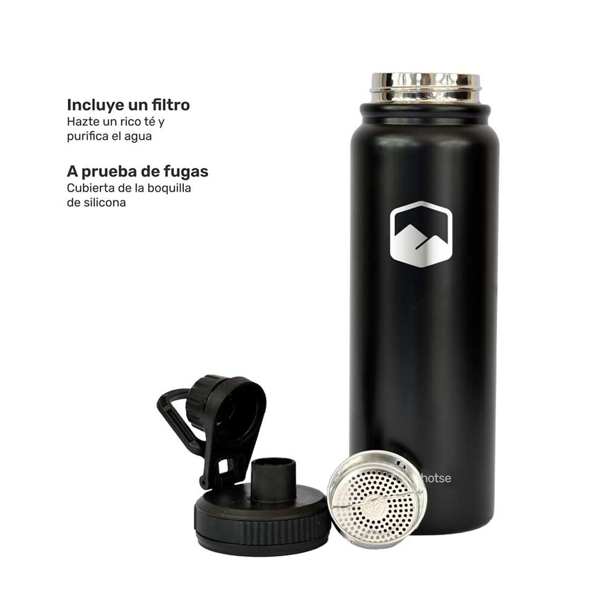 Pack Bolso Impermeable 30LT Navy + Botella Coihue Lhotse