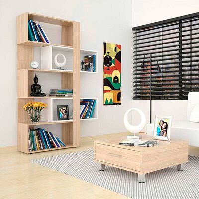 Imagen 1 del producto Mesa de Centro + Biblioteca TuHome Beijing