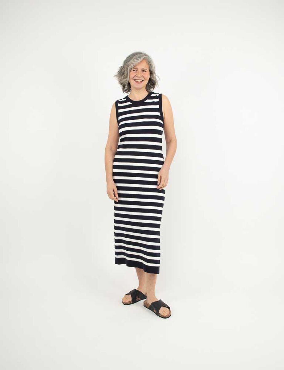 Vestido Maxi Sin Mangas Mujer Portman Club