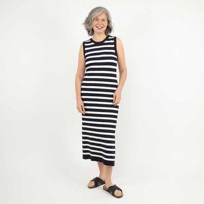 Vestido Maxi Sin Mangas Mujer Portman Club