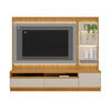 Home TV Di Poretti Design Sao Paulo Hasta 70" Caf&eacute; Claro