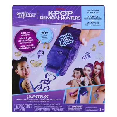 Estudio de Tatuajes Temporales KPop Demon Hunters Cool Maker