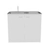 Mueble de Cocina Inferior TuHome Napoles 2 Puertas Blanco