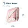 Manta Sherpa Rosado Bebesit