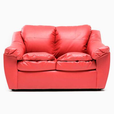 Sofá Cabsur Galicia 2 Cuerpos PU Rojo
