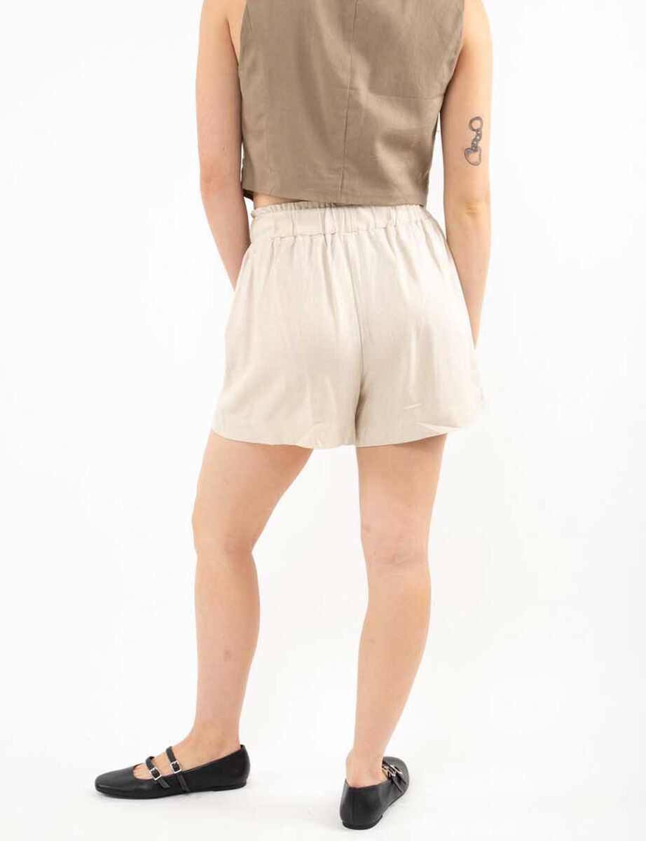 Short Lino Mujer Icono