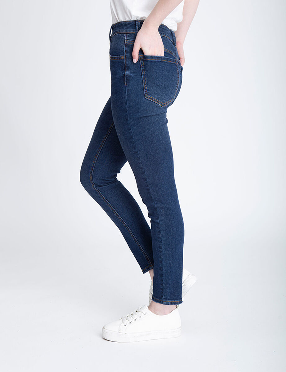 Jeans Indigo Mujer Icono Botones