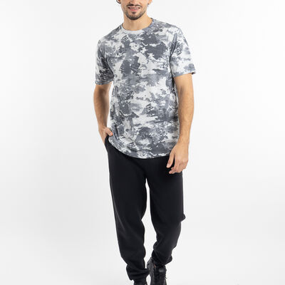 Polera Deportiva Manga Corta Hombre Black County