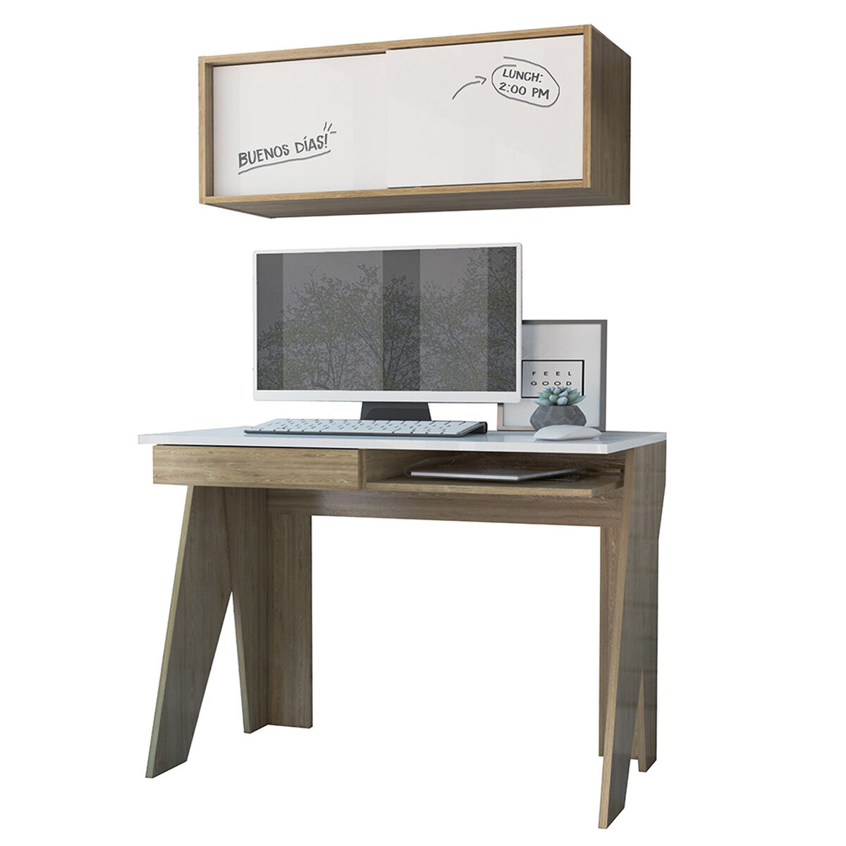 Combo Escritorio + Gabinete Tuhome Note 1