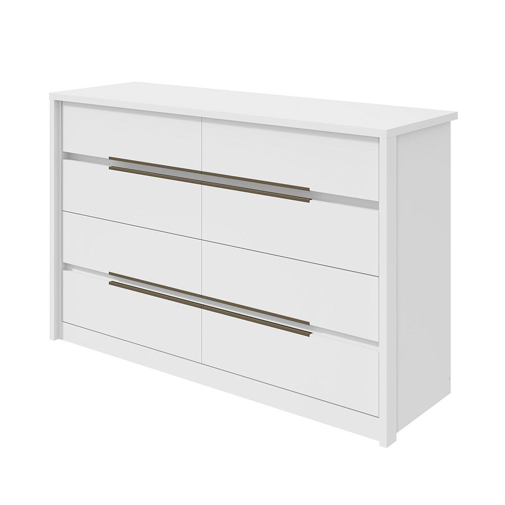 Cómoda Di Poretti Design Urban 8 Cajones Blanco