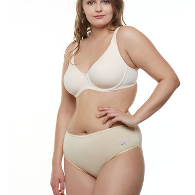 Calzón Maxi Mujer Kayser Beige, Blanco, Negro