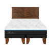 Cama Europea CIC Green Infinity 2 Plazas + 1 Respaldo Antique