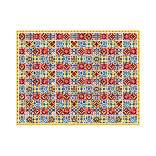 Alfombra Davanti Baldosa Portuguesa 140 x180 Baldosa Portuguesa