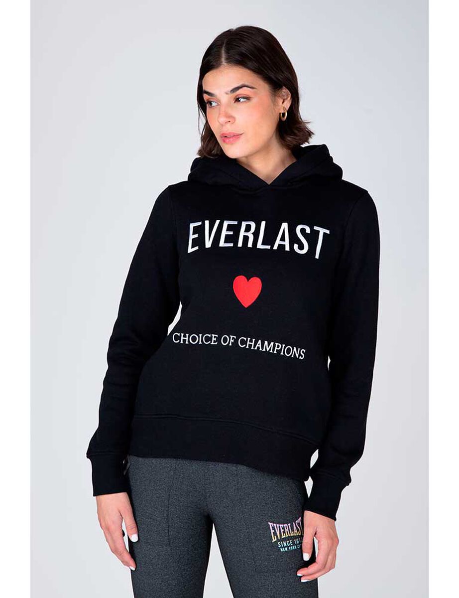 Poleron Hood Deportivo Mujer Everlast
