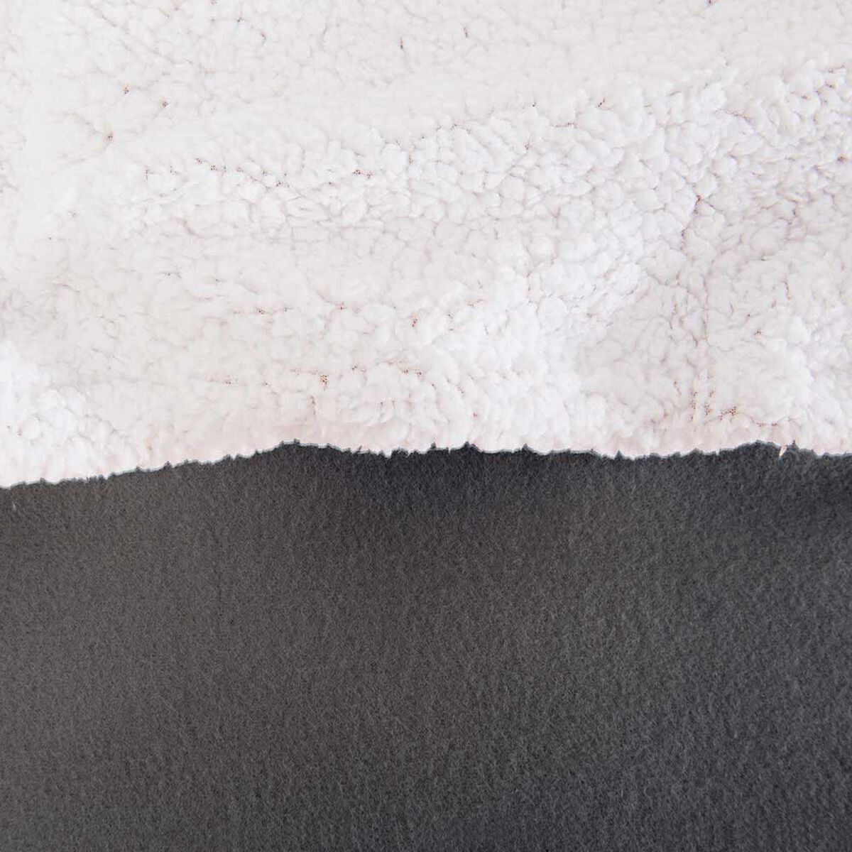 Frazada de Poliéster Mashini 1,5 Plazas Liso Gris