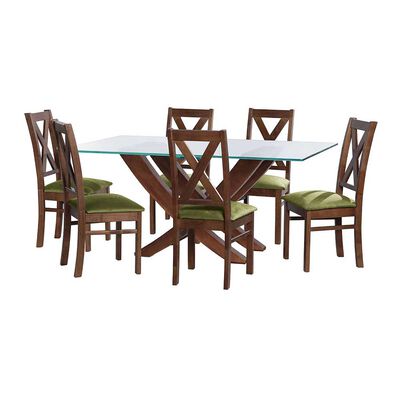 Imagen 1 del producto Juego de Comedor Latam Home Alicante 6 Sillas Pistacho