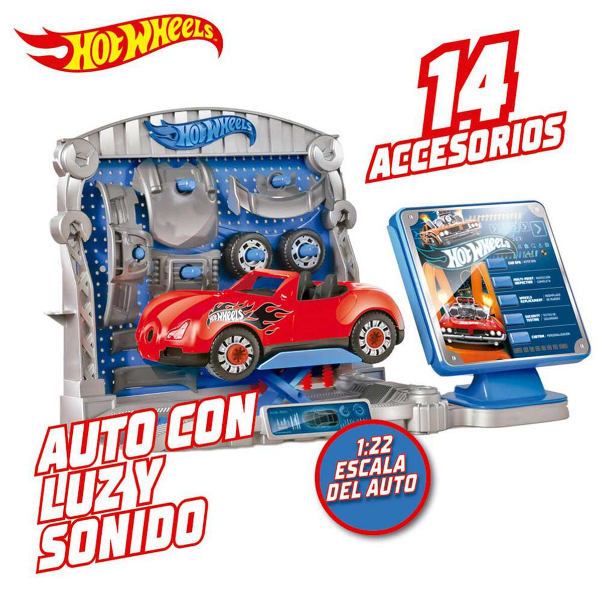 Caja Registradora Centro de Sevicios Hot Wheels