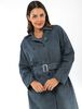 Abrigo Trench Denim Mujer Zibel