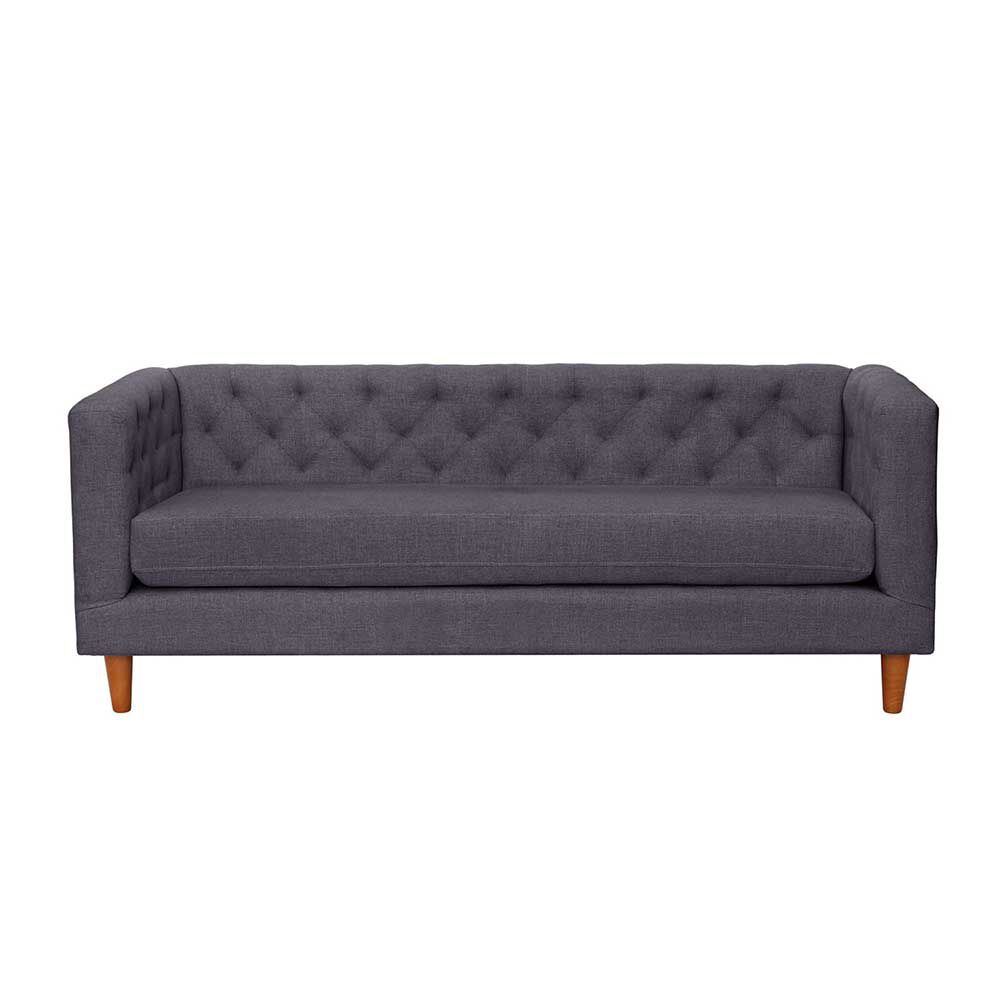 Sofá Latam Home Brescia 3 Cuerpos Gris Oscuro