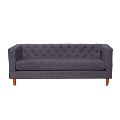 Sofá Latam Home Brescia 3 Cuerpos Gris Oscuro