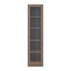 Vitrina Tuhome Home E6 1 Puerta Avellana Wengue