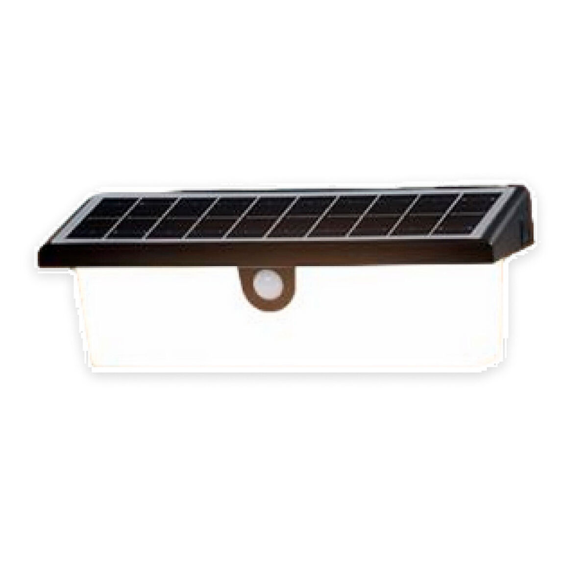 Aplique Solar Rectangular Contra Agua Con Sensor D Pro Outdoor