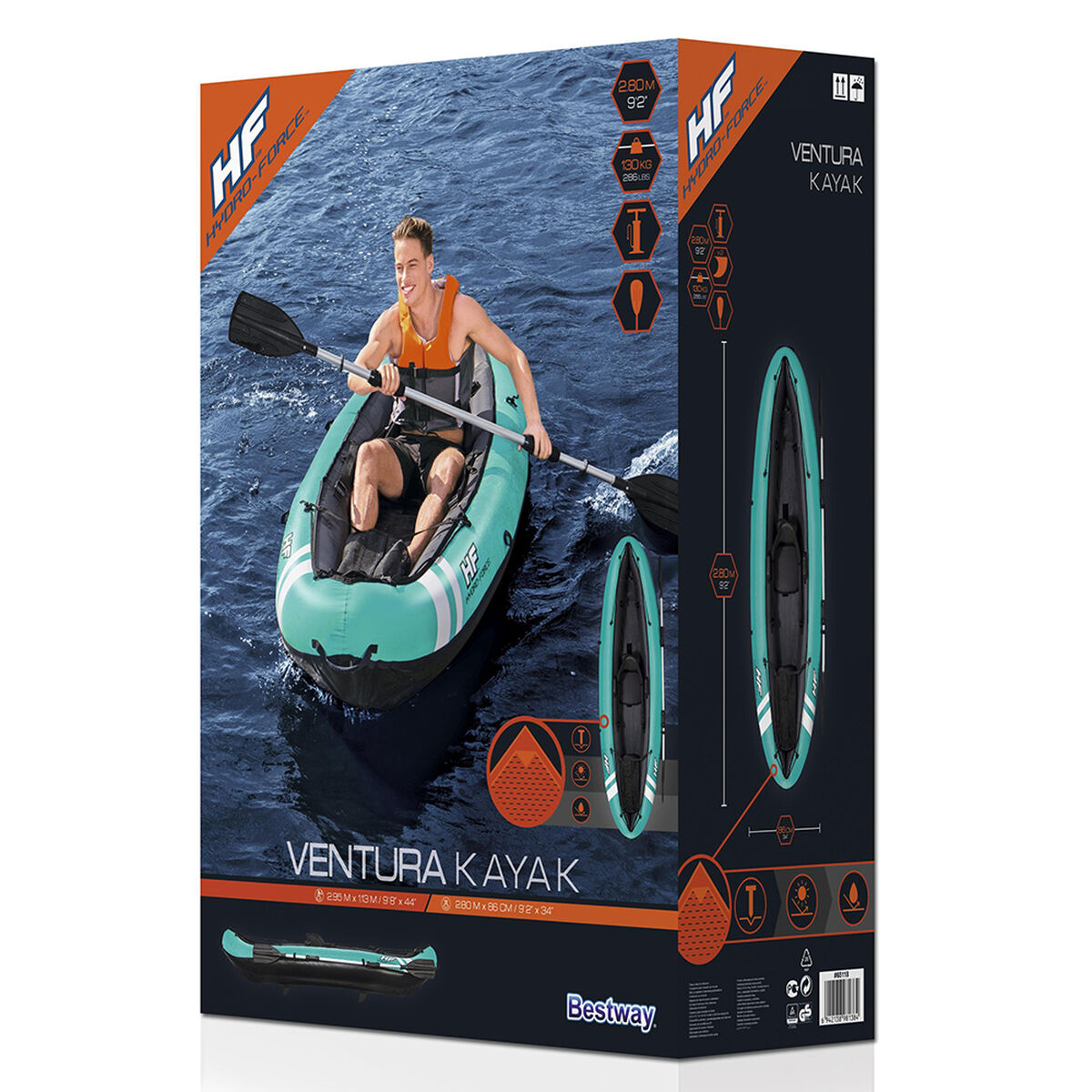 Kayak Inflable Bestway 130 Kg