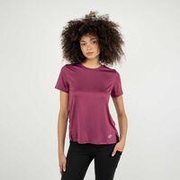 Polera Deportiva Mujer Lotto Dark Pink, Negro