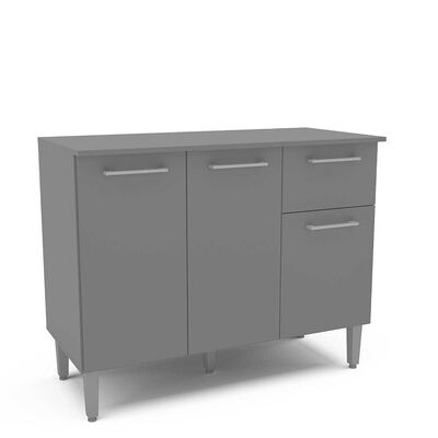 Imagen 2 del producto Mueble de Cocina Base Vekkahome Evandro 1 Cajón 3 Puertas Blanco