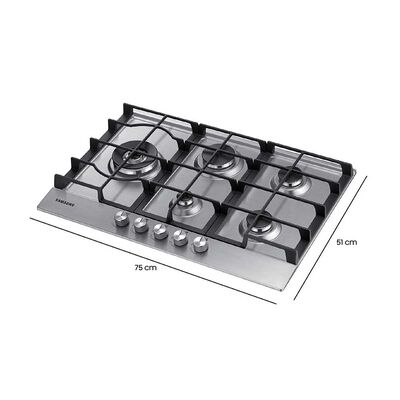 Imagen 2 del producto Encimera Samsung NA75D3030AS/ZS 5 Quemadores