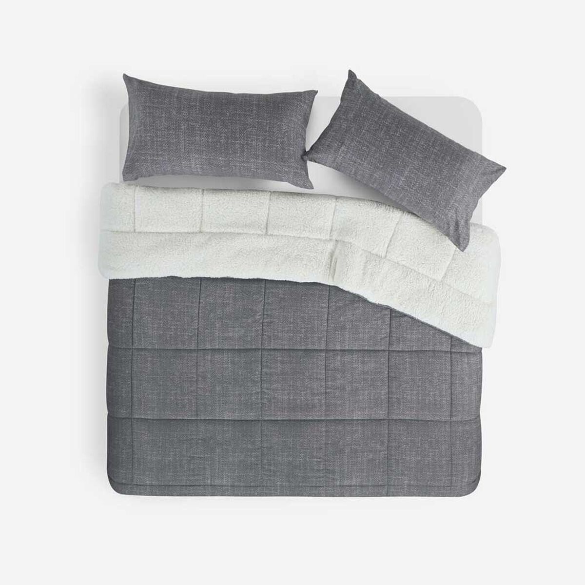 Plumón Rosen 1,5 plazas Alaska Gris