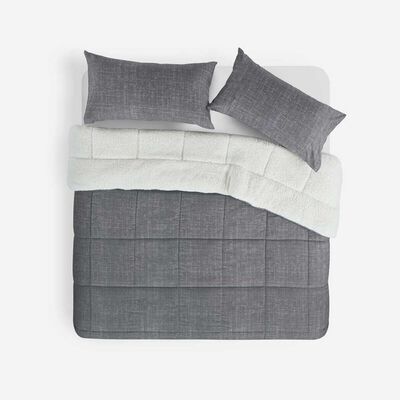 Plumón Rosen 1,5 plazas Alaska Gris